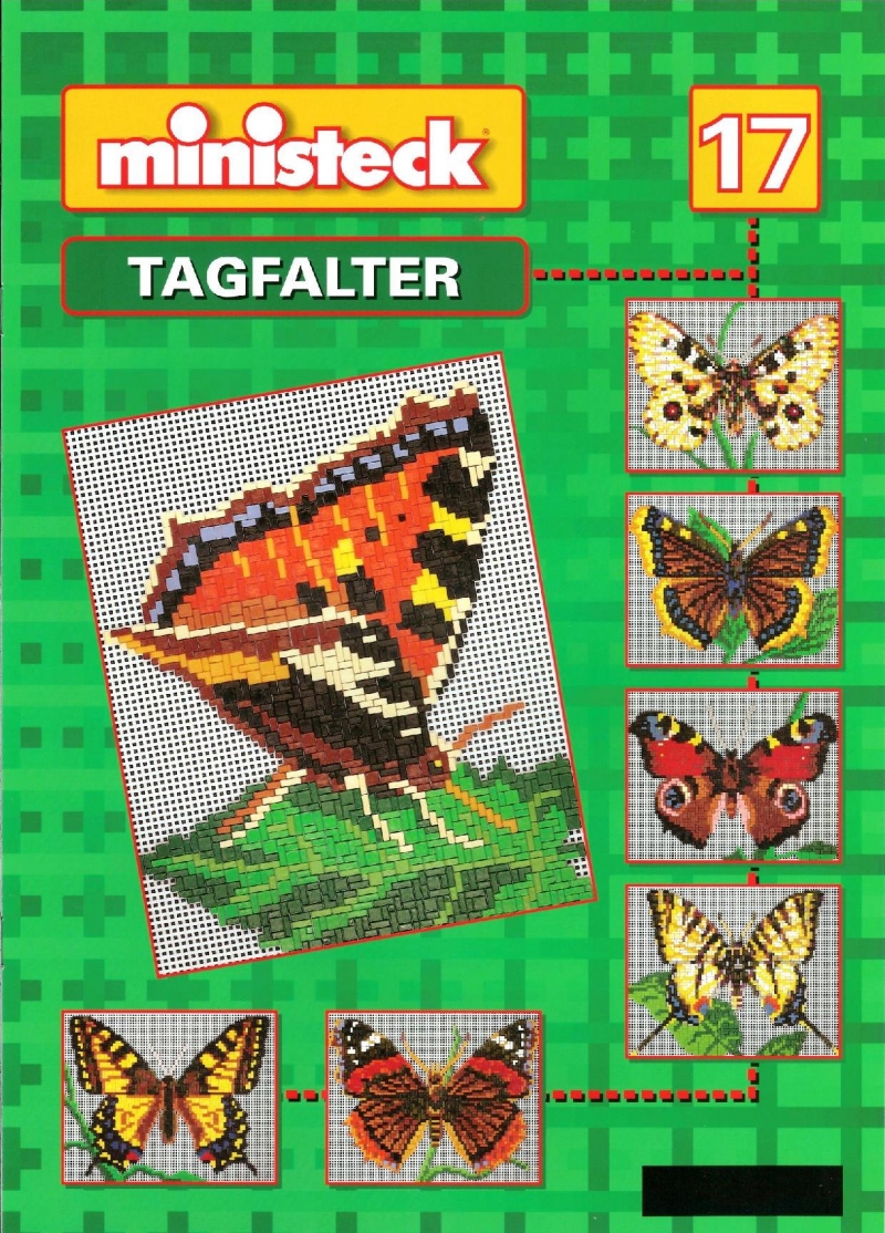 Ministeck MC31021 Ministeck voorbeeldboek vlinders nr 17