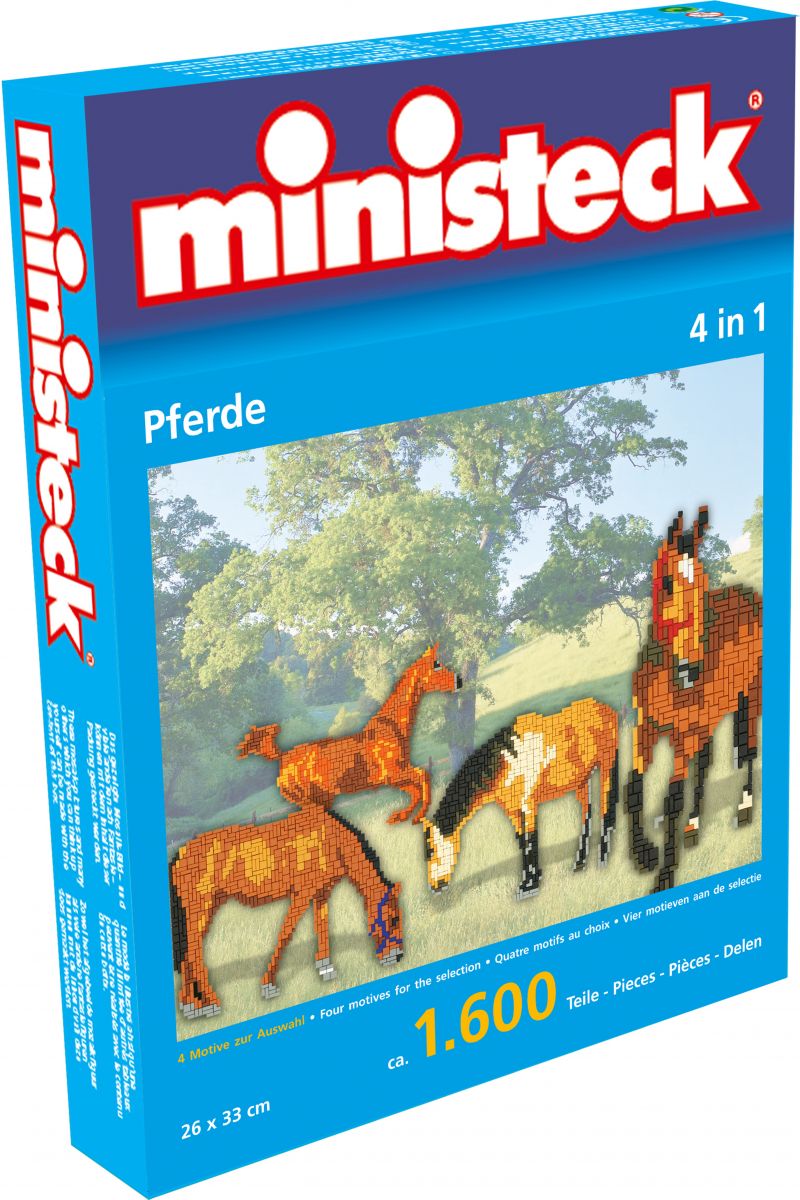 Ministeck MC31325 Ministeck Paarden 4 in 1 (1.600 delig)