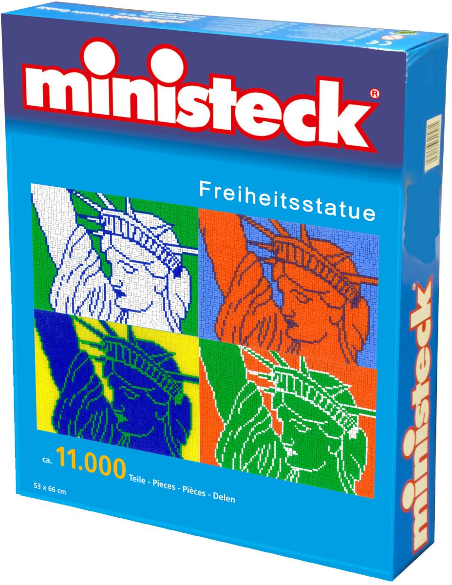 Ministeck MC31833 Ministeck vrijheidsbeeld, ca. 11.000 stukjes, 53 x 66 cm