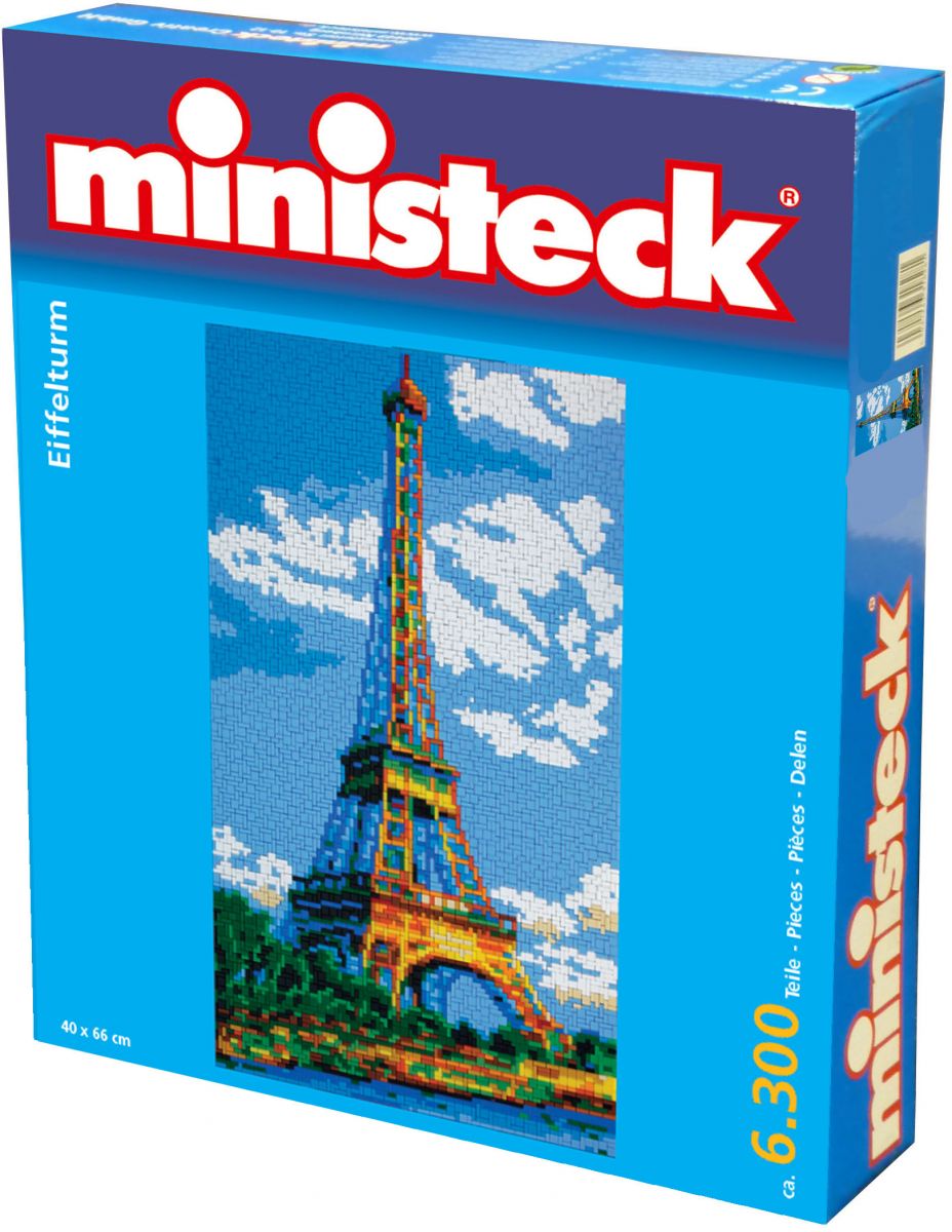 Ministeck MC31862 Ministeck Eiffeltoren, ca. 6.300-delig, 40 x 66 cm