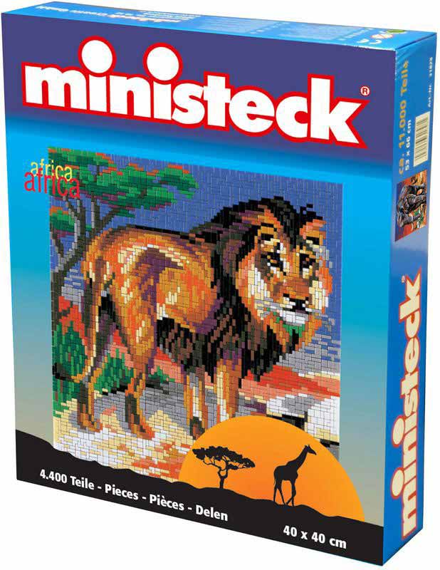 Ministeck MC31899 Ministeck Afrikaanse Leeuw (in doos), ca. 4.400 stukjes