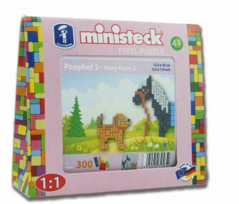 Ministeck MC32585 Ministeck Travelbox Pony's, ca. 300-delig