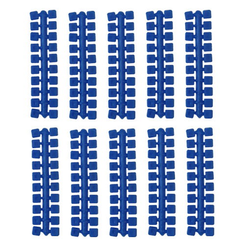 Ministeck MC603_10P 10 x eenpuntstrip 603 blauw (40027)