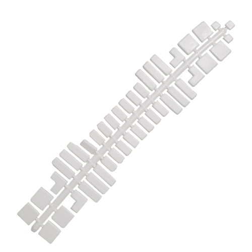 Ministeck MC613 losse kleurstrip 613 wit met 43 steentjes, geschikt voor Ministeck en stickit