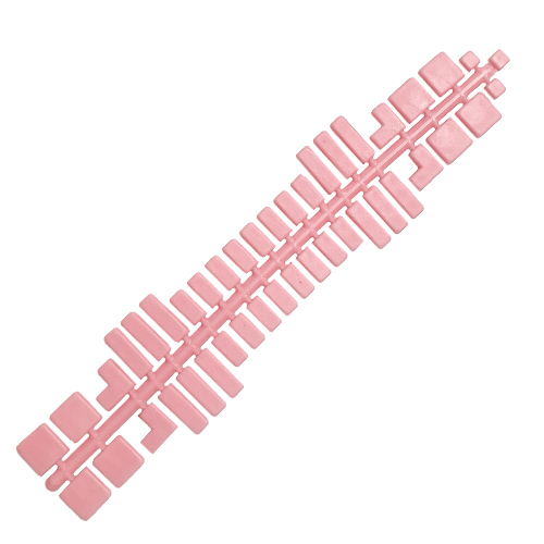 Ministeck MC615 losse kleurstrip 615 roze met 43 steentjes, geschikt voor Ministeck en stickit