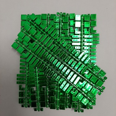 Ministeck MC634_10 10 x kleurstrip 634 metallic groen (40059)